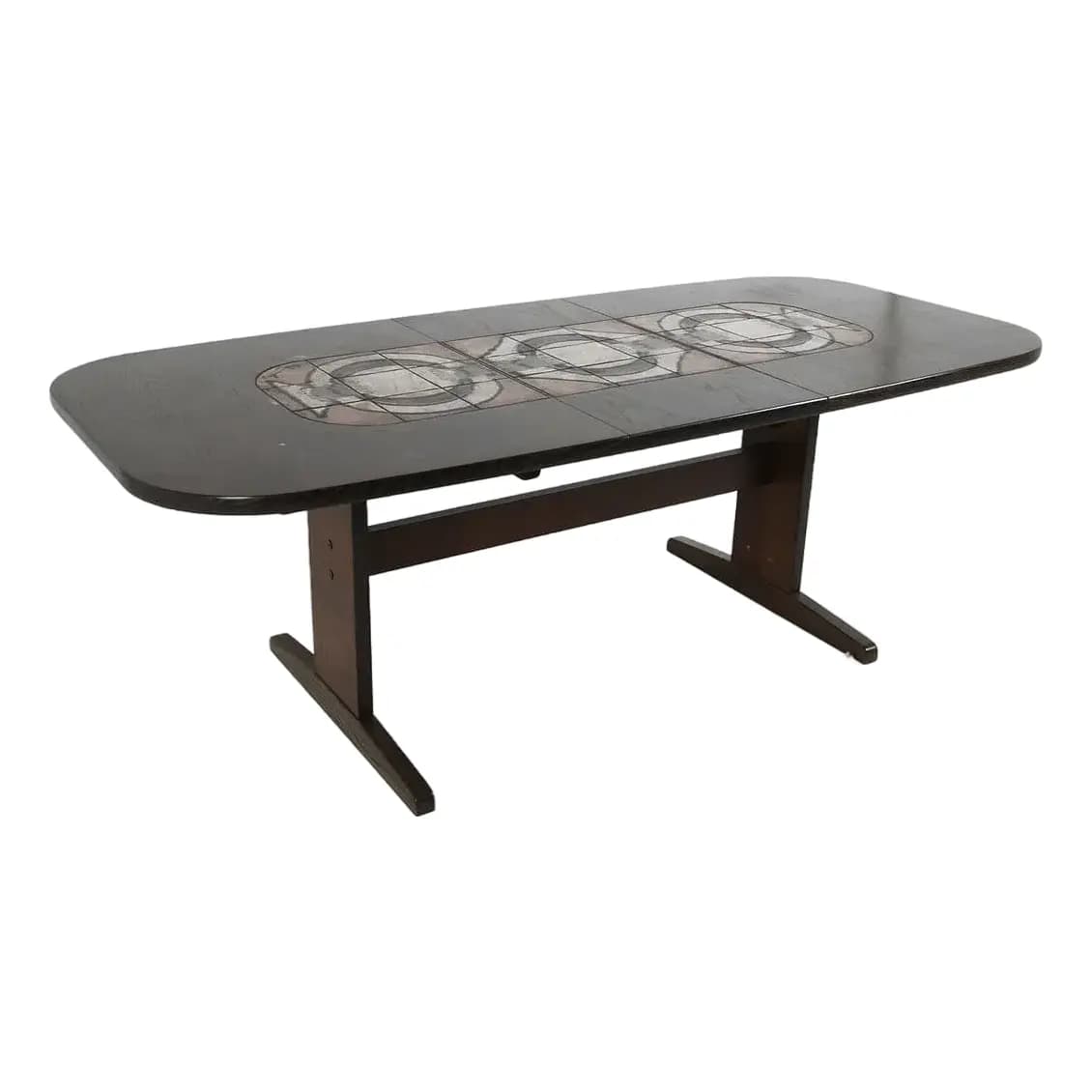 1960s Poul Poulsen Oak Tile Table
