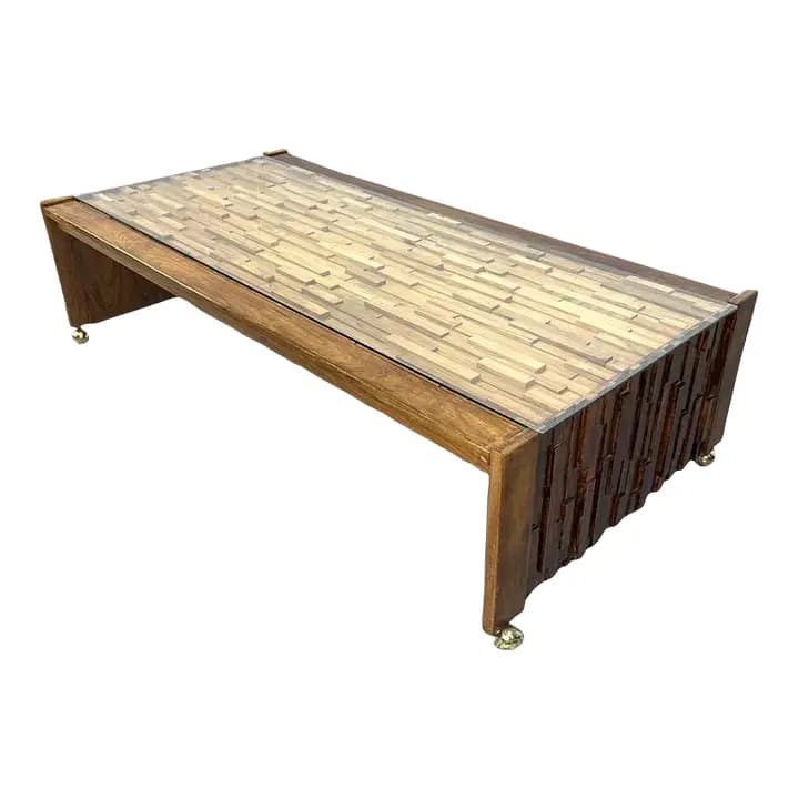 1960s Percival Lafer Jacaranda Coffee Table