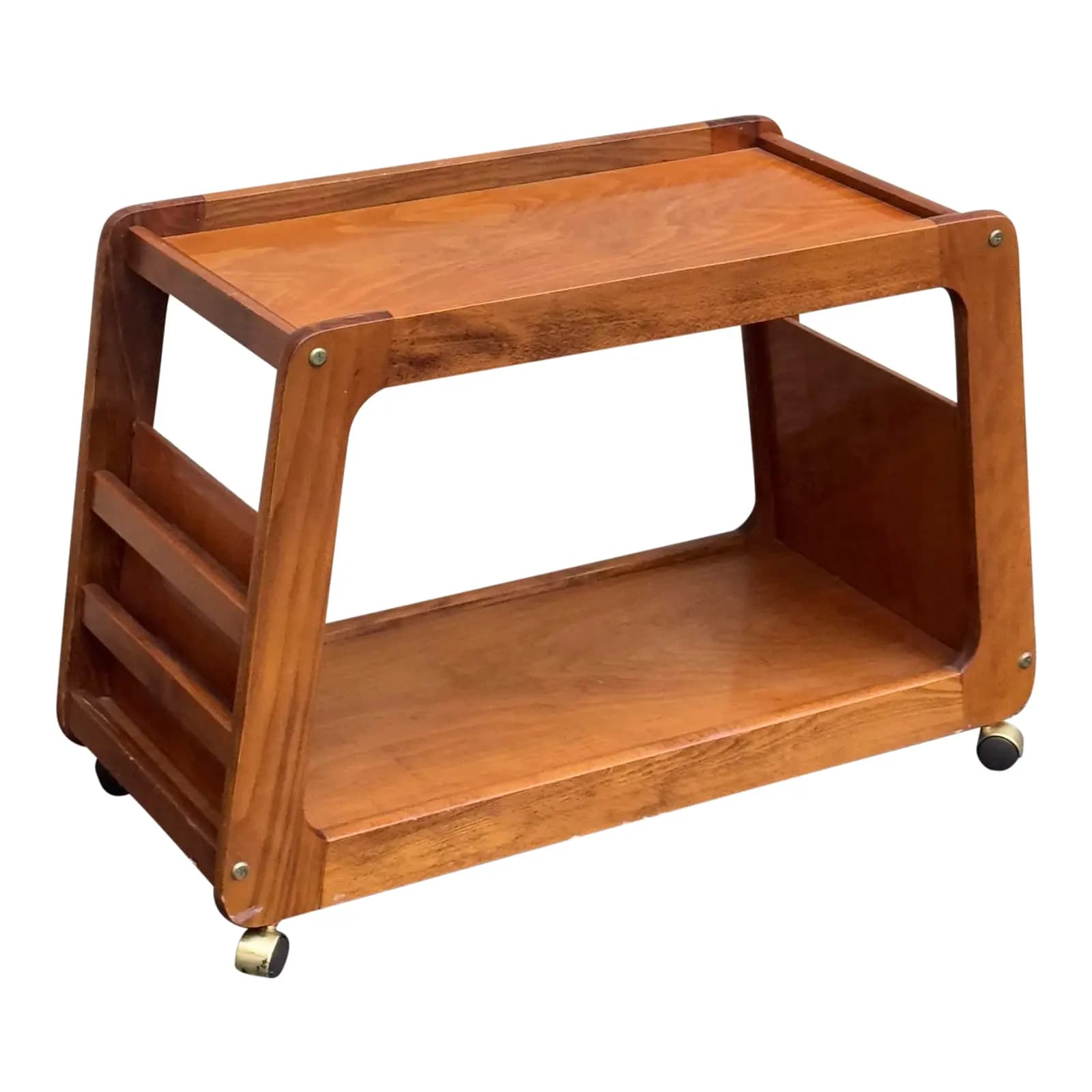 1960s Rolling Magazine Bar Cart