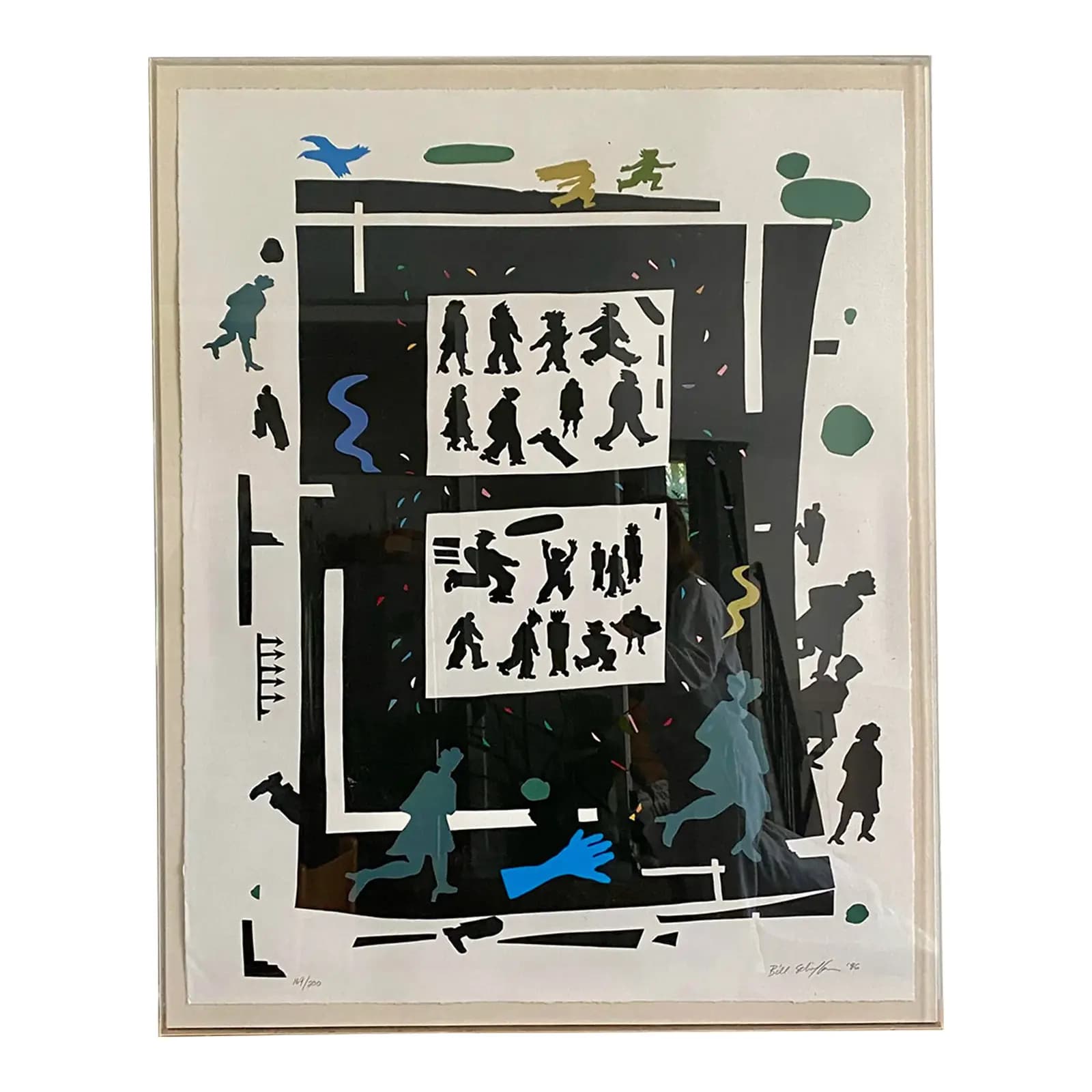 1980s Billy Schiffer Serigraph
