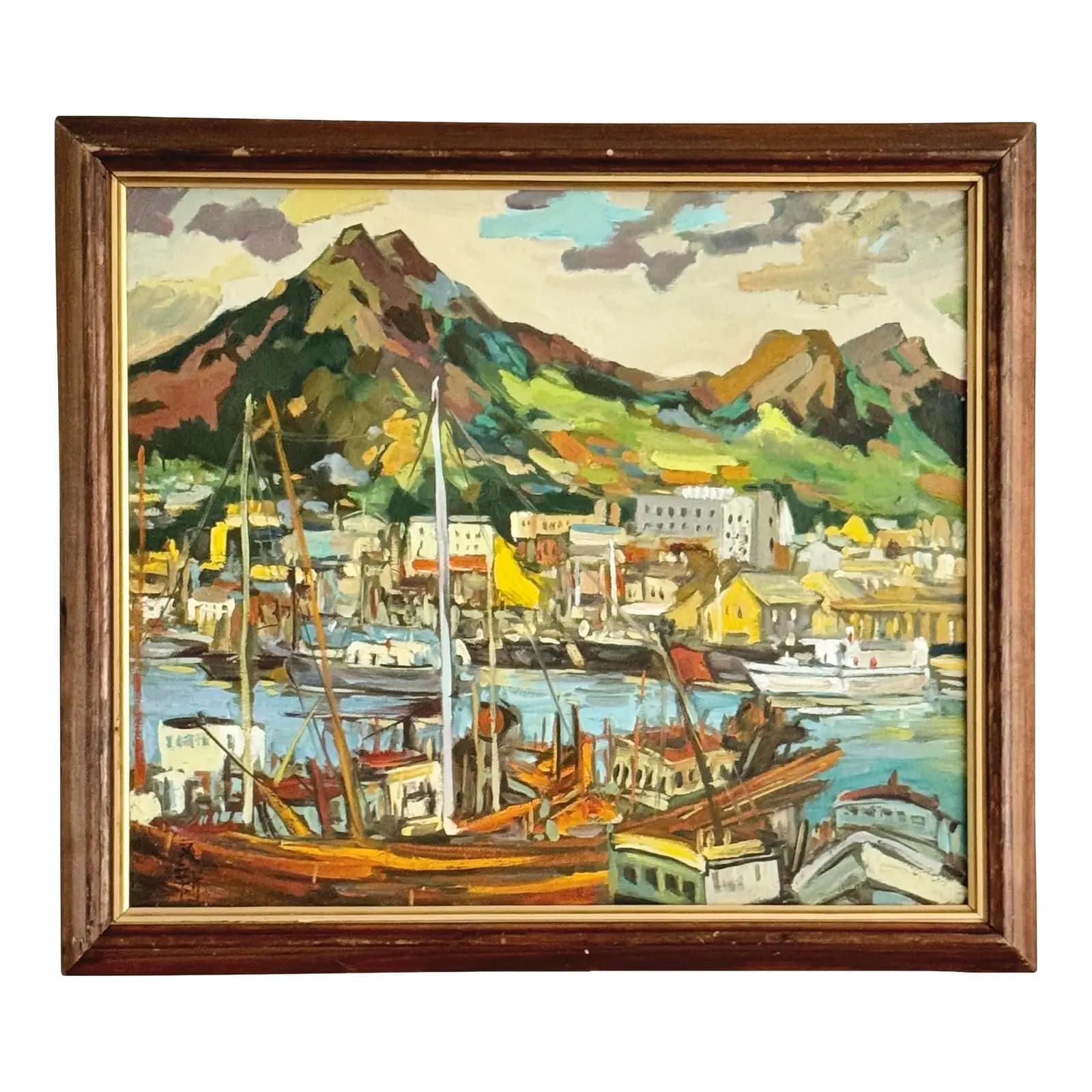 Early 20th Century Asian Seascape
