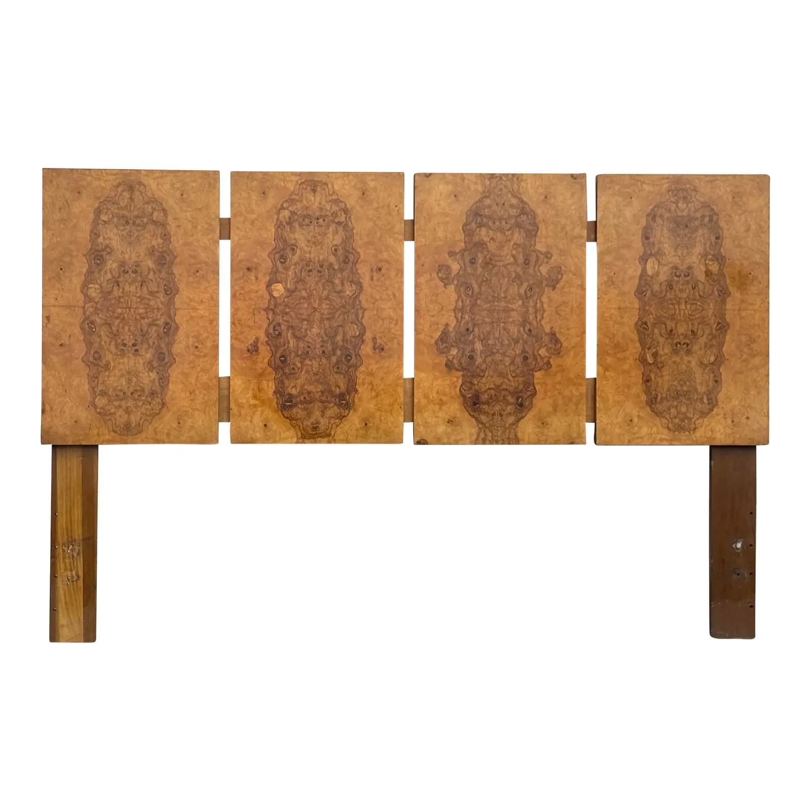 Lane Attributed Burlwood Queen Headboard