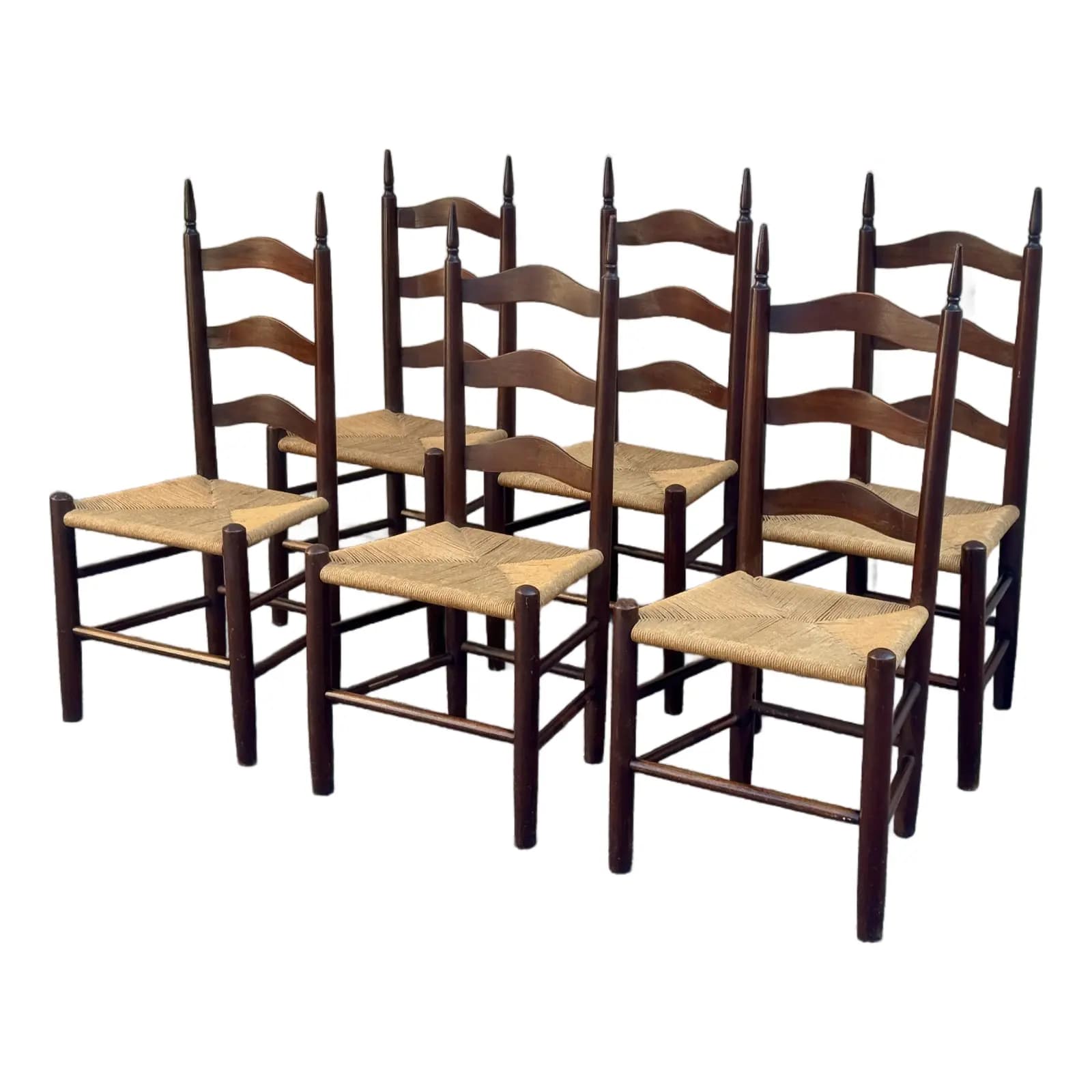 Set of 6 French Provincial Dining Chairs