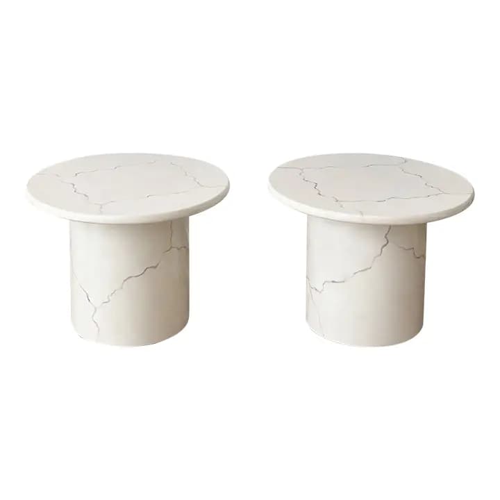 Pair of 1980s Lacquer End Tables