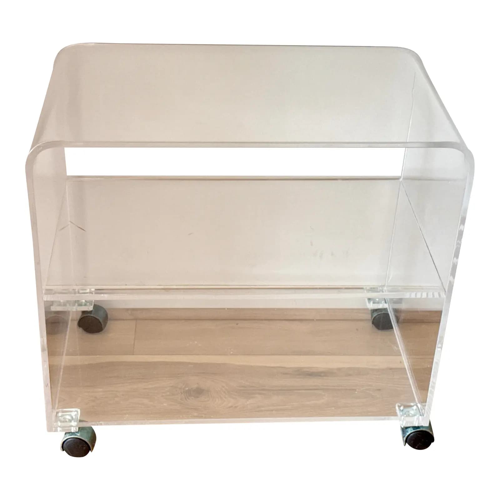 1980s Lucite Bar Cart